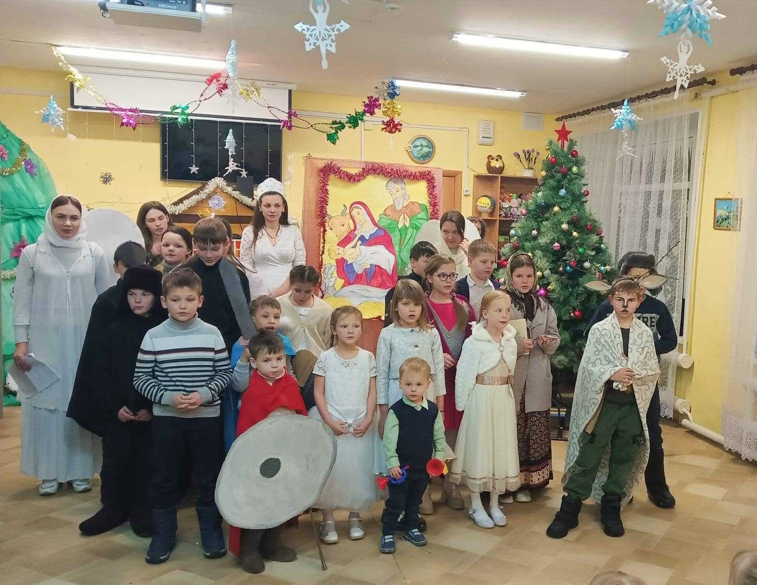 Рождественский концерт от воспитанников Воскресной школы