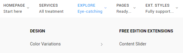 Main Menu Rich Text