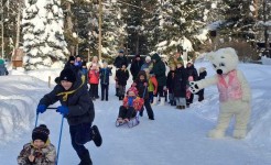 Спортивное мероприятие "Саночный забег"