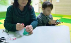 Мастер-класс "Елочка" в соляной пещере