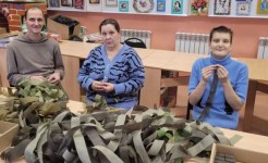 Плетение маскировочных сетей