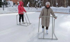Зимний каток в пансионате