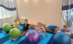 Занятия на фитболе