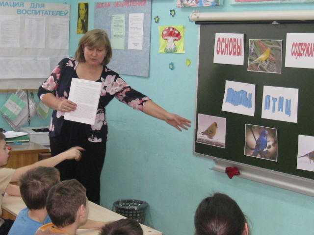 В учреждении проведено открытое занятие «Основные содержания комнатных птиц» по дополнительной образовательной программе «Братья наши меньшие».