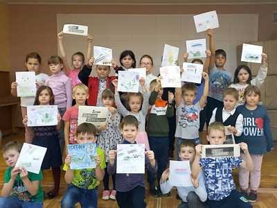 Детские письма и рисунки для участников СВО
