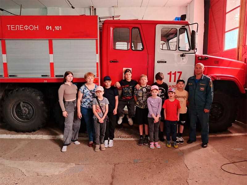 Экскурсия в пожарную часть г. Чкаловска