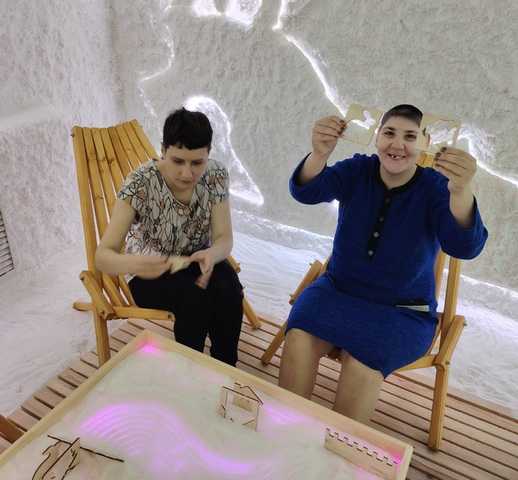 Коррекционно-развивающее занятие в соляной 