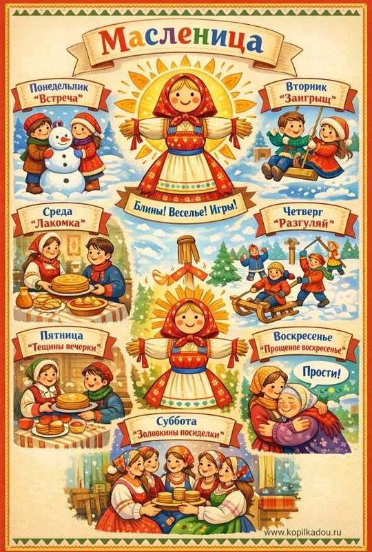 ПОЗДРАВЛЯЕМ С НАЧАЛОМ МАСЛЕНИЧНОЙ НЕДЕЛИ!