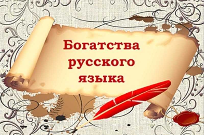 «Красота и богатство русского языка»