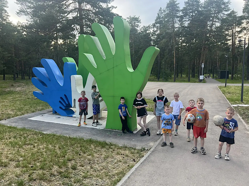 Смотрите наш фотоотчет из парка 
