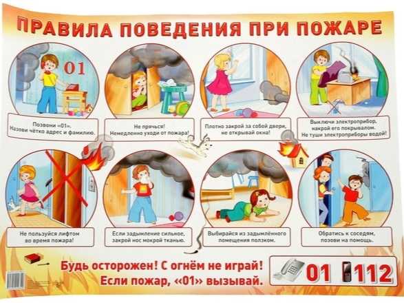 Правила пожарной безопасности для детей!
