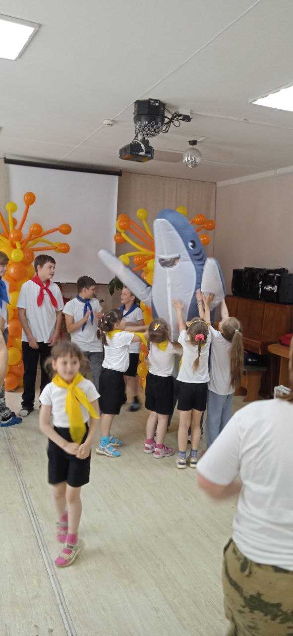 Открытие новой смены лагеря