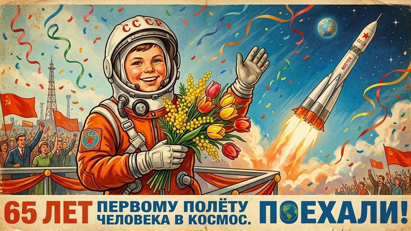 РУБРИКА: Календарь традиций: «Поехали!» — фраза, которая открыла человечеству путь к звездам. ✨