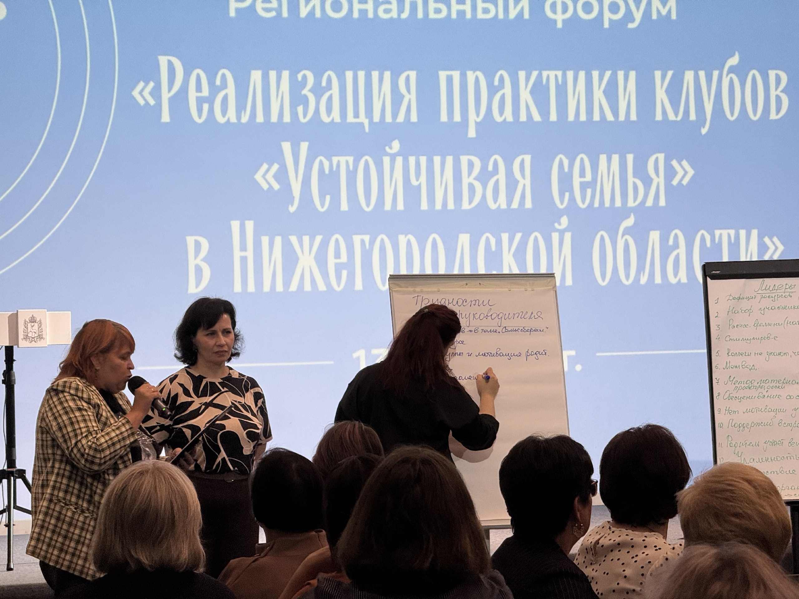 Команда ГБУ «СРЦН „Улыбка“ Автозаводского района» представила управленческий и практический опыт на региональном форуме «Устойчивая семья»
