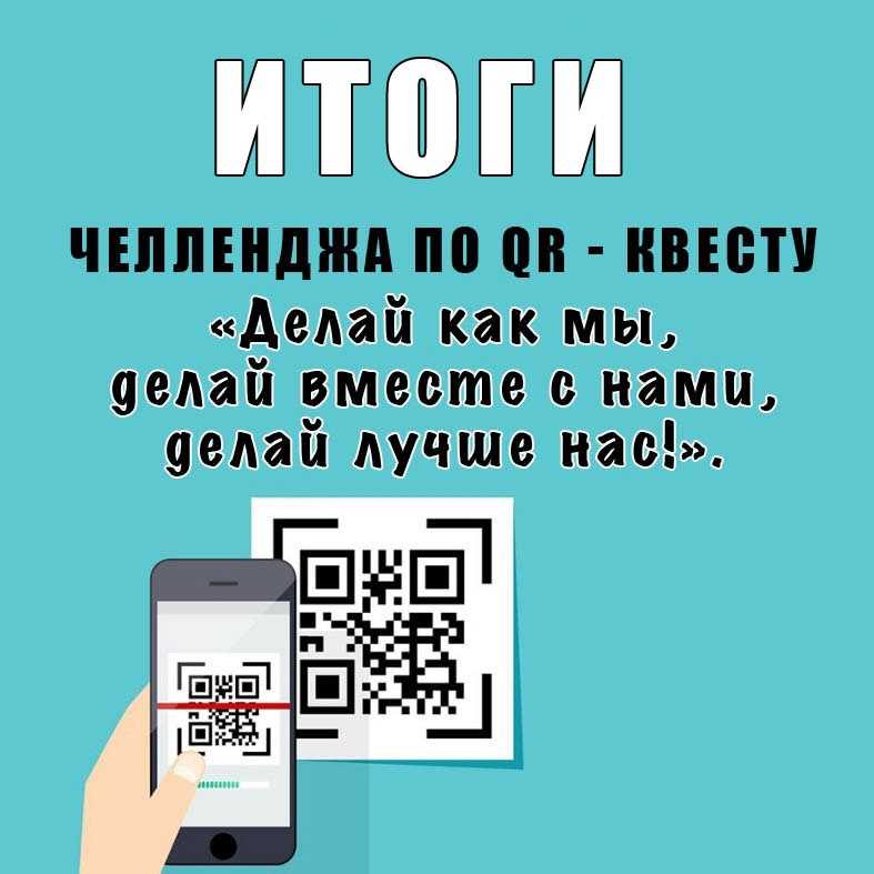 Итоги Челленджа по QR - квесту 