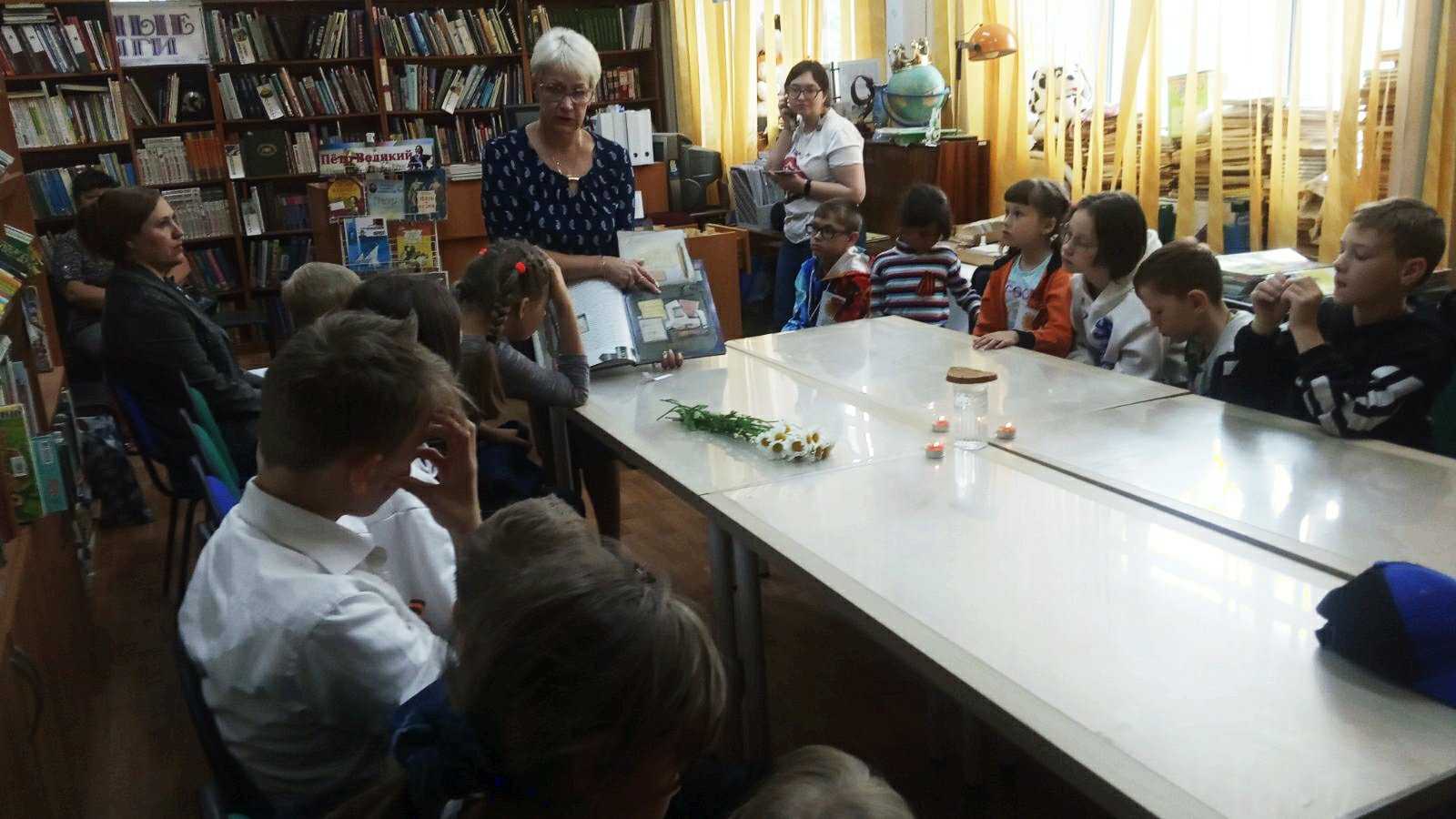 Ребята посетили библиотеку им.Кольцова