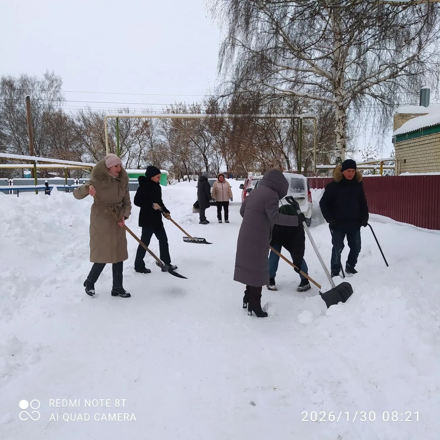 Борьба с последствиями снегопада