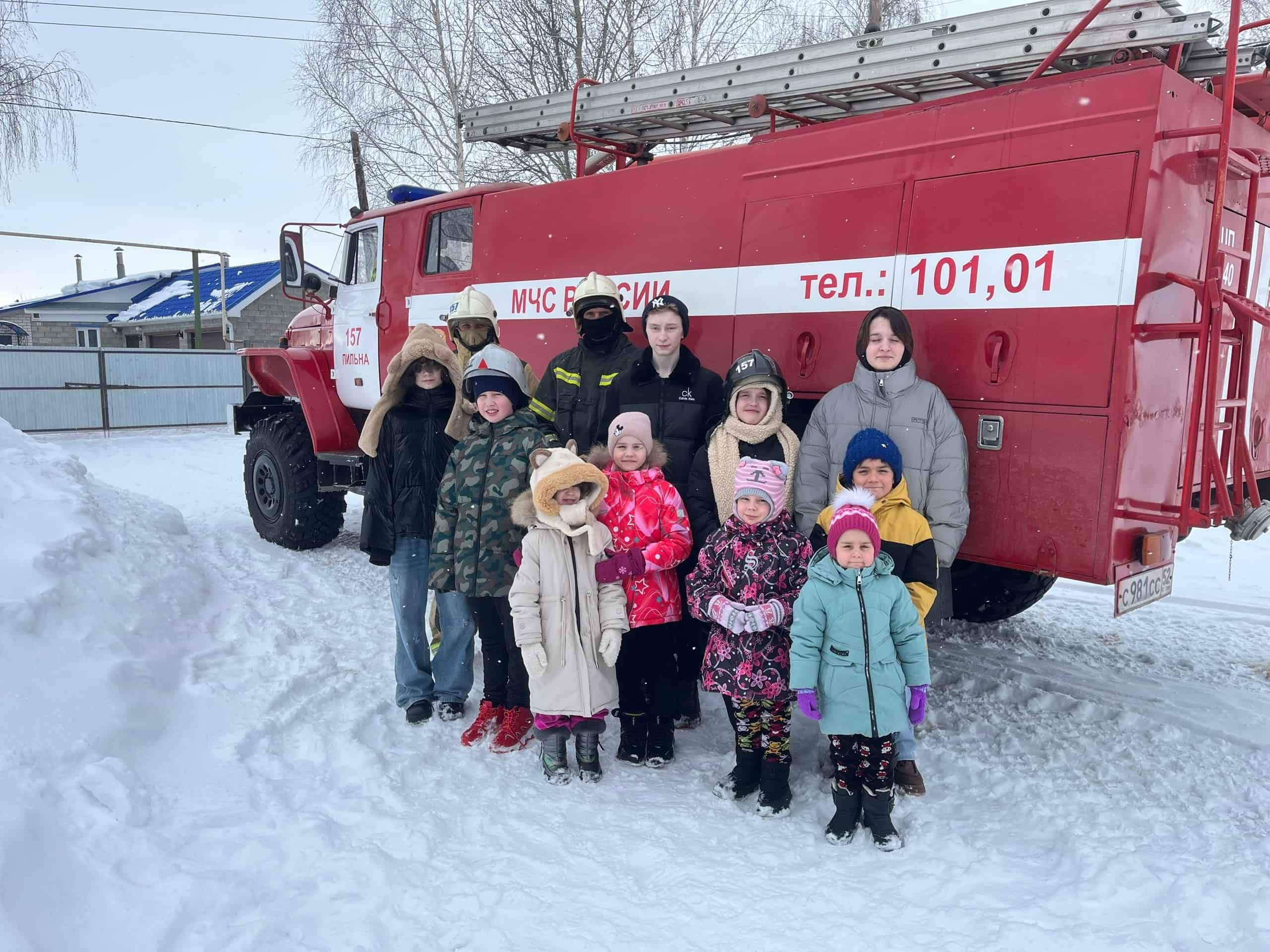  Настоящие герои в гостях у ребят! 