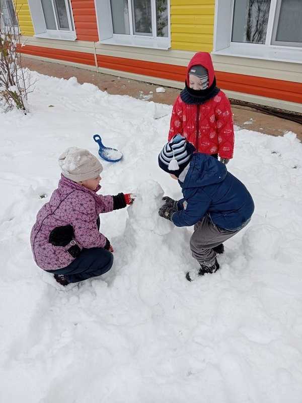  Первый снег для детей-это счастье, радость и забавы