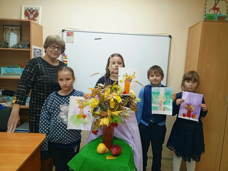 «Осень золотая: рисуем букет, в котором живёт тепло»