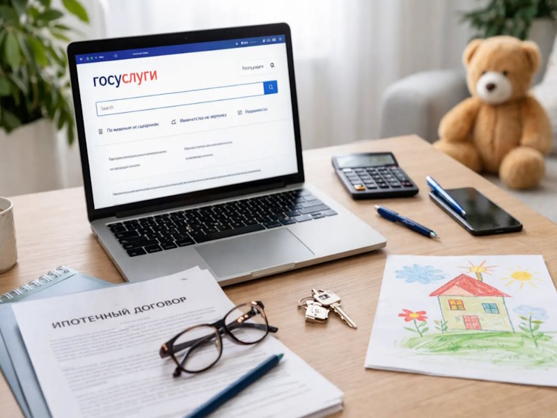  Справка о выплате ипотечных 450 000 для многодетных стала доступна на «Госуслугах»