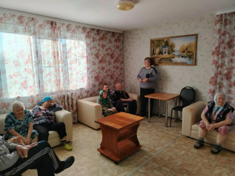 Добрая встреча в доме-интернате!