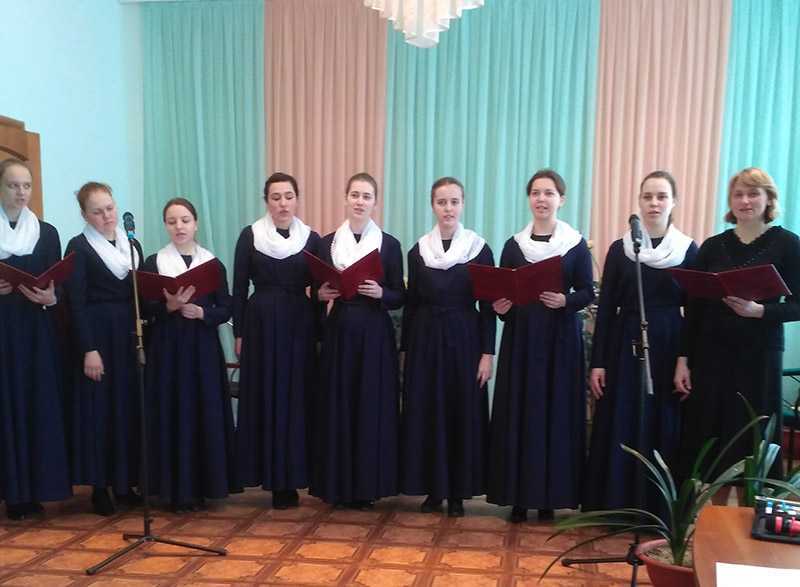 Выступил женский хор Нижегородской православной гимназии.