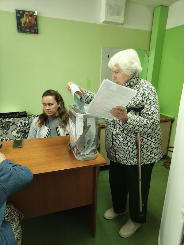 В нашем доме‑интернате сегодня состоялись выборы депутатов Государственной Думы Федерального Собрания РФ, Законодательного собрания Нижегородской области.