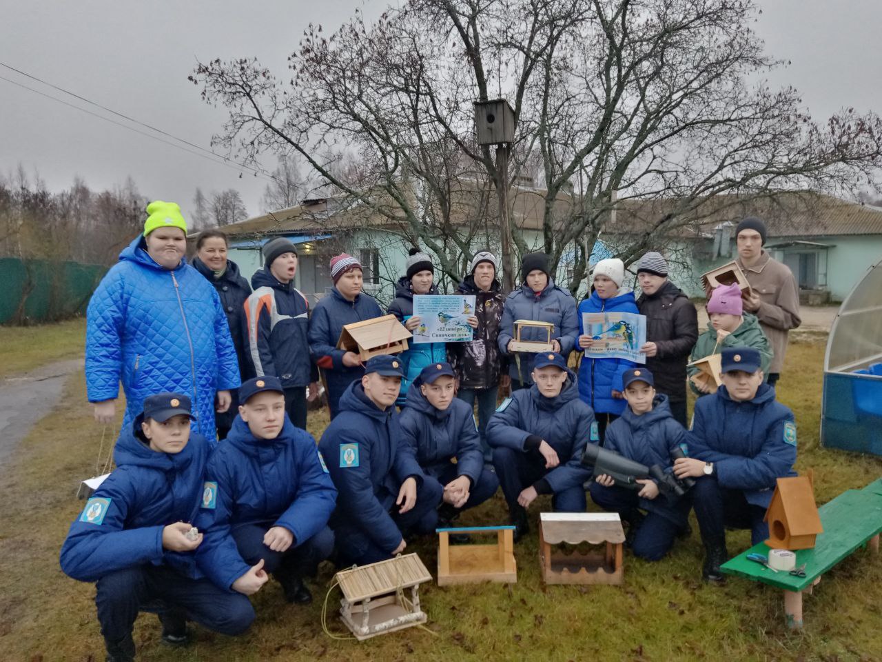 Добрая традиция заботы о пернатых друзьях.