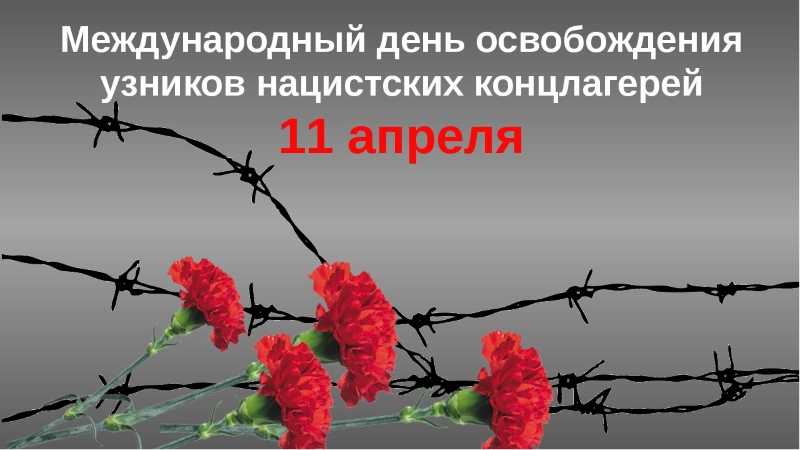 Мероприятие, посвященное Международному дню освобождения узников фашистских концлагерей.