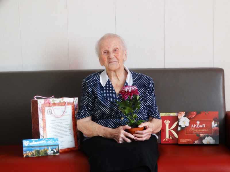 Поздравление Александры Семеновны со 101-м Днем рождения.