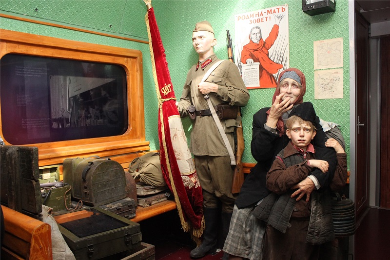 Виртуальный тур по экспозиции музея «Поезд Победы».